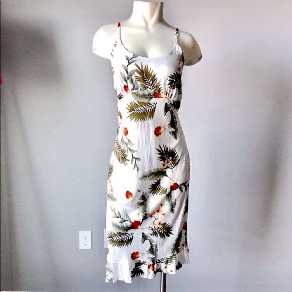 Two palms tropical dress